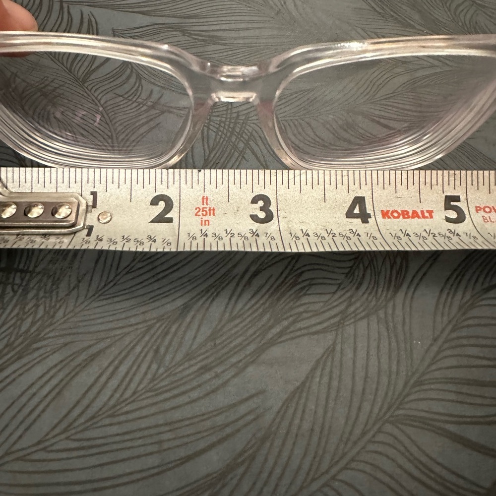 Clear Translucent Square Eyeglass Frames Men’s - image 6